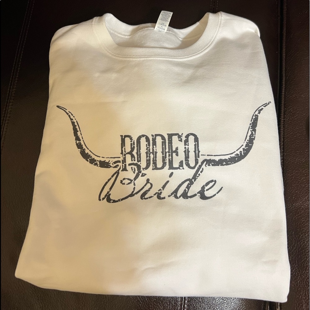 Rodeo bride crewneck